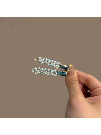 Beau - Sweet Geometric Bangs Styling Pair Hair Clip