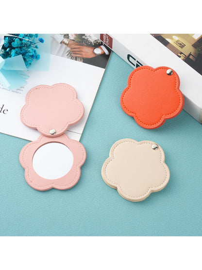 Mirroray - Elegant Flower Shaped Rotating Makeup Mirror