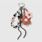 Keypus - Retro Bow Tassel Flower Keychain Bag Charm