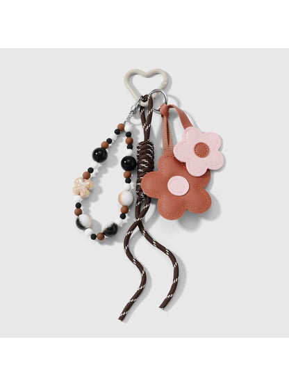 Keypus - Retro Bow Tassel Flower Keychain Bag Charm