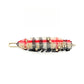 Beau - Check Pattern Feather Detail Acetate Side Barrette