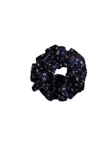 Gifty - Navy Blue Ditsy Floral Hair Tie