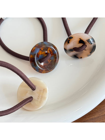 Gifty - Cute Button Hair Ties