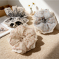Gifty - Sweet Floral Print Lace Trim Scrunchie