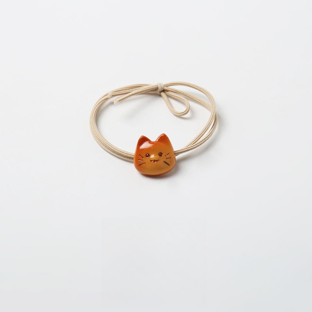 Gifty - Cute Cartoon Cat Face Elastic Hair Tie