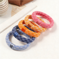 Gifty - Plaid High Elastic Ponytail Hair Tie