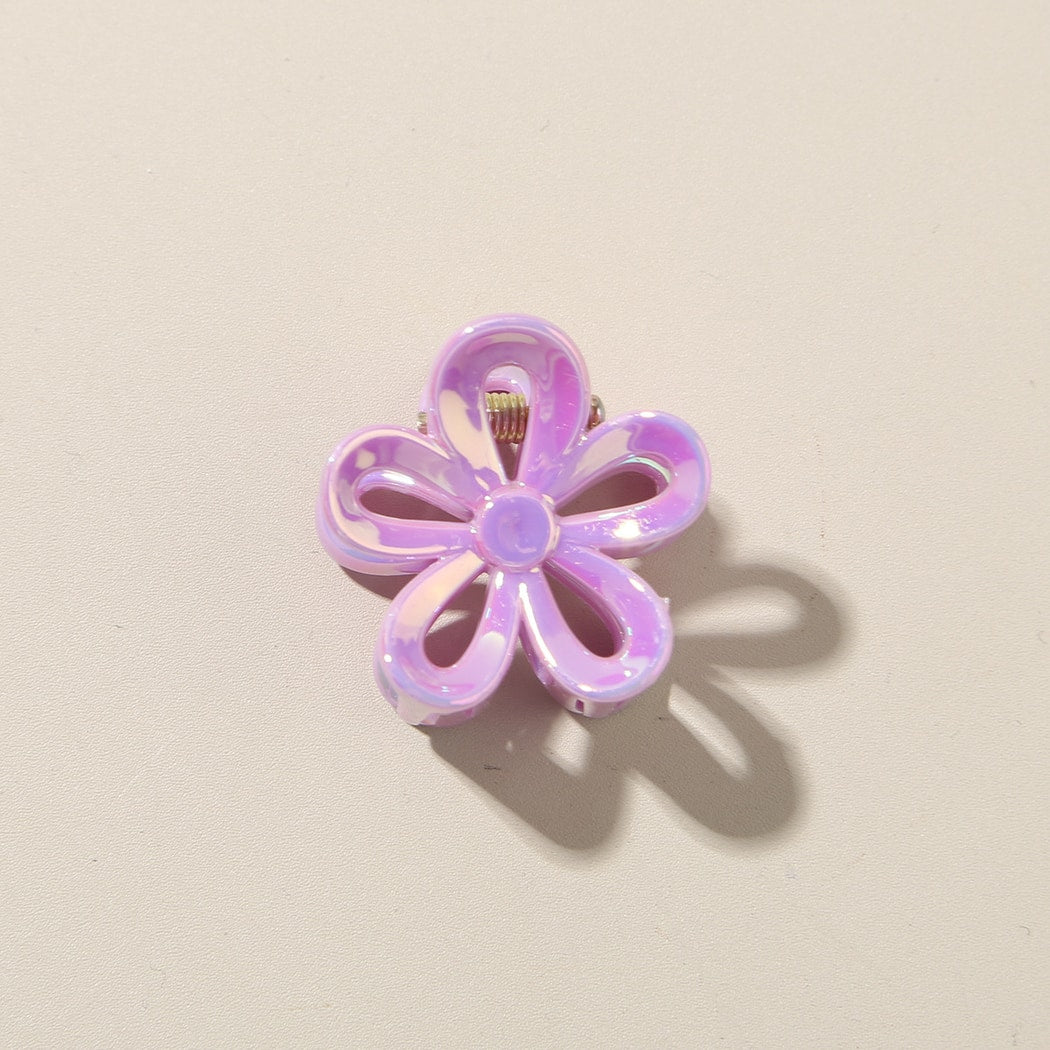 Beau - Glossy Floral PS Hair Accessory Claw Clip