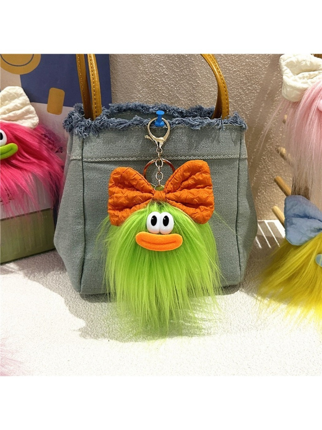 Keypus - Funny Bow Doll Bag Charm Keychain