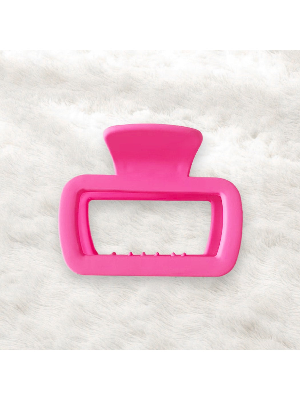 Beau - Modern Hollow Square Plastic Hair Claw Clip