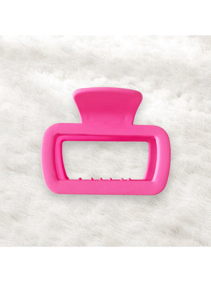 Beau - Modern Hollow Square Plastic Hair Claw Clip