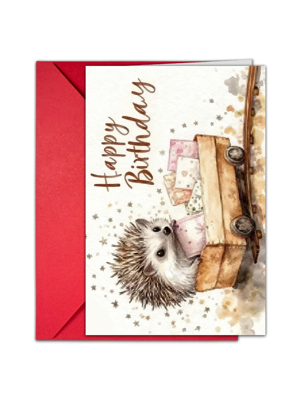 Carduria - Ink Style Animal Birthday Card