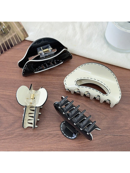 Beau - Minimalist Half Moon Cutout Hair Claw