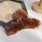 Beau - Cute Plush Triangle Detail Claw Clip