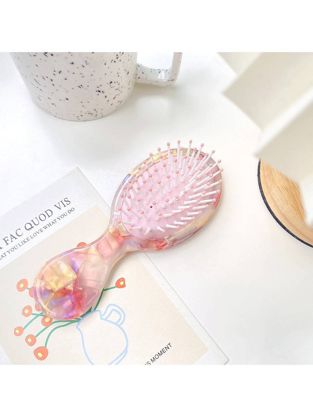 Camerow - Acetate Air Cushion Hair Brush Massage Comb