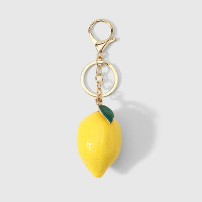 Keypus - Glossy Cute Fruit Pendant Keychain