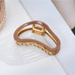 Beau - Minimalist Openwork Cloud Shaped Claw Clip