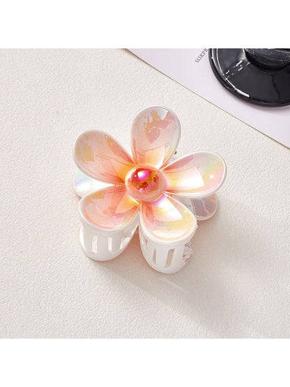 Beau - Iridescent Petal Flower Claw Clip