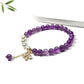 Lovra vintage butterfly beaded bracelet worn on wrist showcasing fit and design