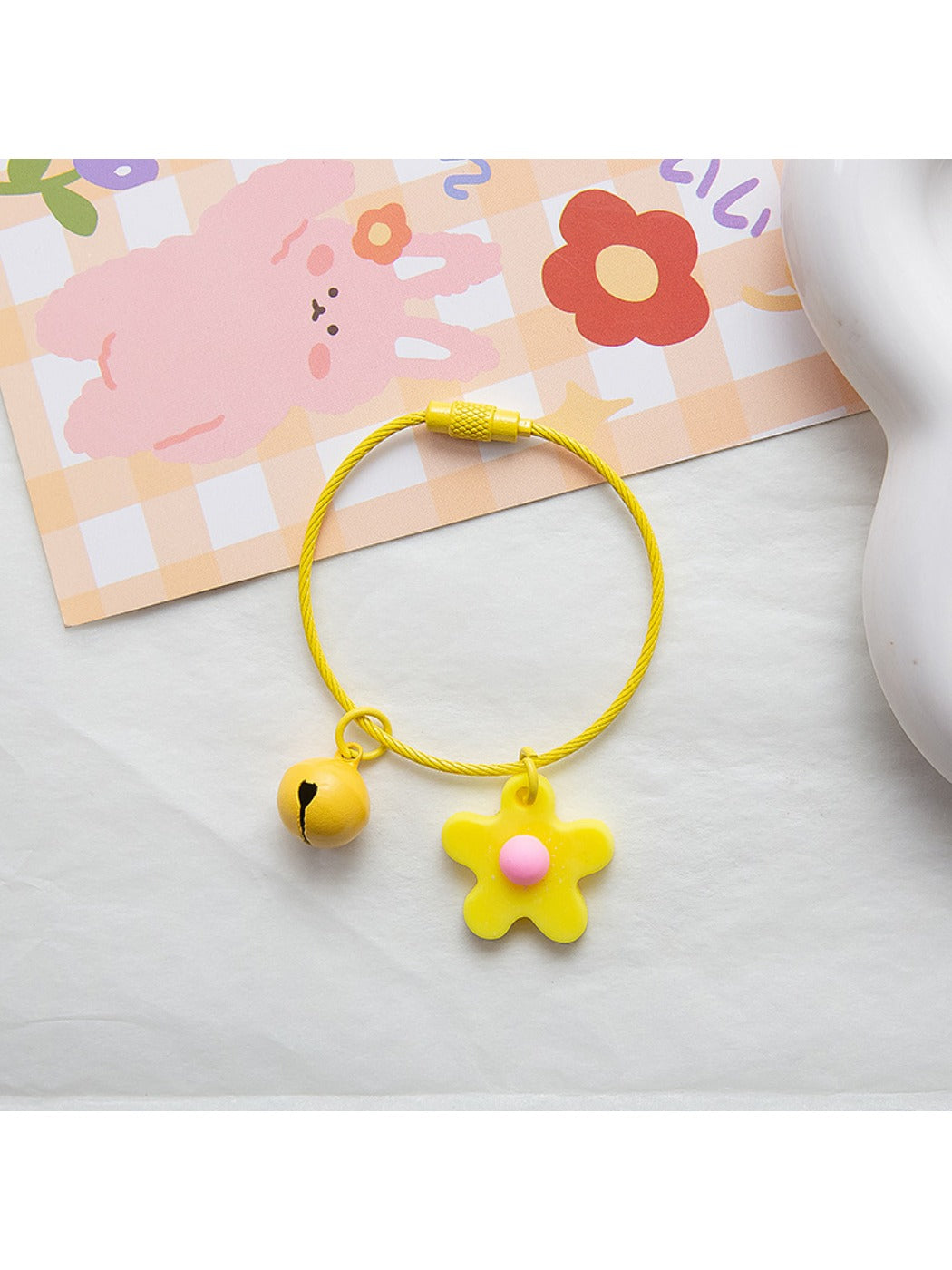 Keypus - Candy-Colored Flower Bell Keychain