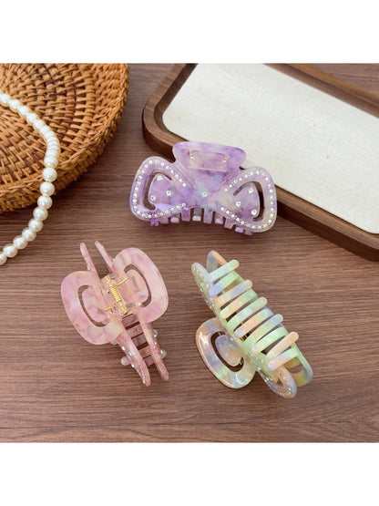 Beau - Pastel Bow Design Claw Clip