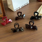 Beau - Bow Shape Glossy Plastic Claw Clip