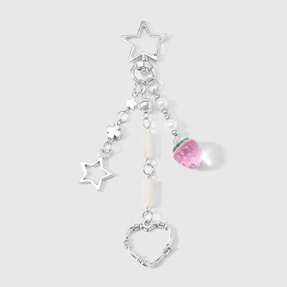 Keypus - Y2K Star Heart and Cross Keychain