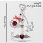 Keypus - Y2K Heart Bow Star Pendant Alloy Keychain