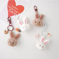 Keypus - Cute Plush Rabbit Keychain