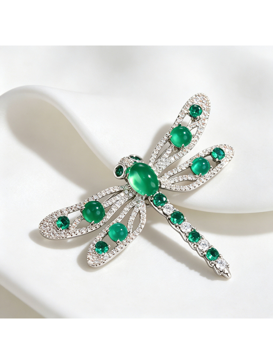 Brovia - Electroplated Dragonfly Detail Brooch