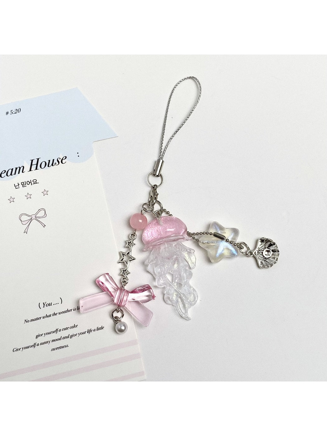 Keypus - Ocean Themed Jellyfish Star Detail Keychain