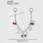 Keypus - Y2K Cherry Bow Chain Bag Charm Keychain