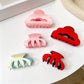 Beau - Glossy Geometric Openwork Claw Clip