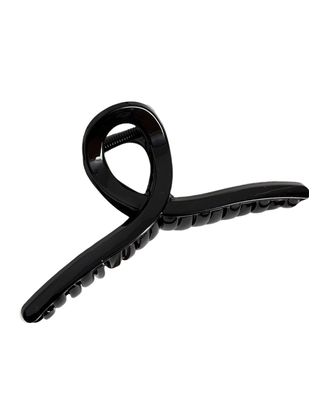 Beau - Polished Cross Shape Plastic Alloy Claw Clip