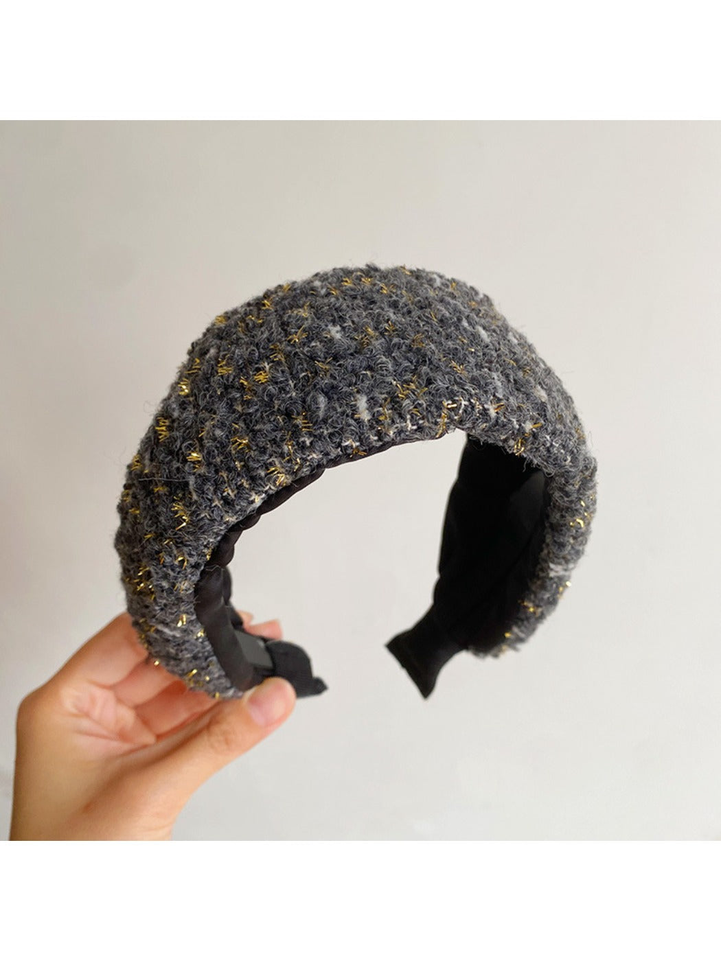 Beau - Knitted Thickened Crown Wide Headband