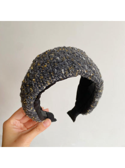 Beau - Knitted Thickened Crown Wide Headband
