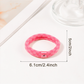 Gifty - Plaid High Elastic Ponytail Hair Tie