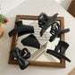 Beau - Black Geometric Claw Clip