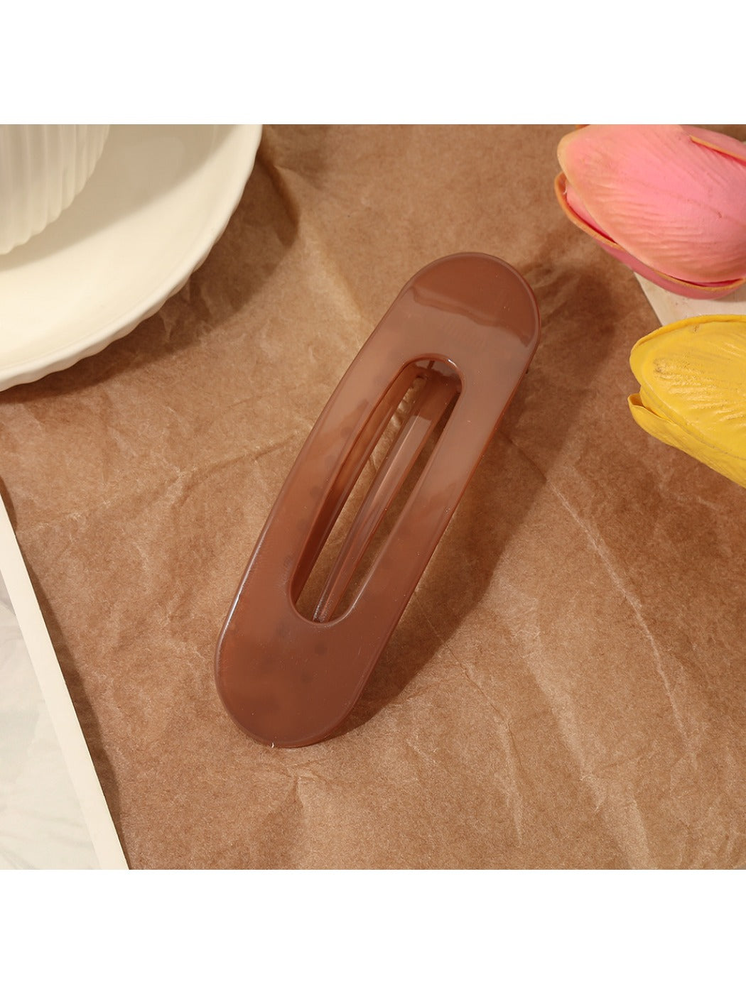 Beau - Oval Shaped Pretty Hair Clip