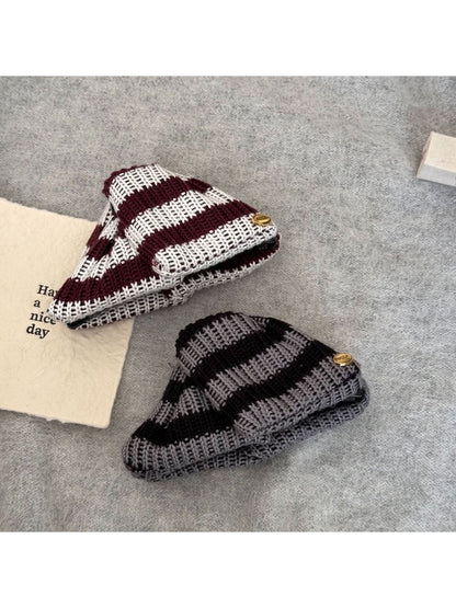 Gifty - Striped Knit Hair Accessories