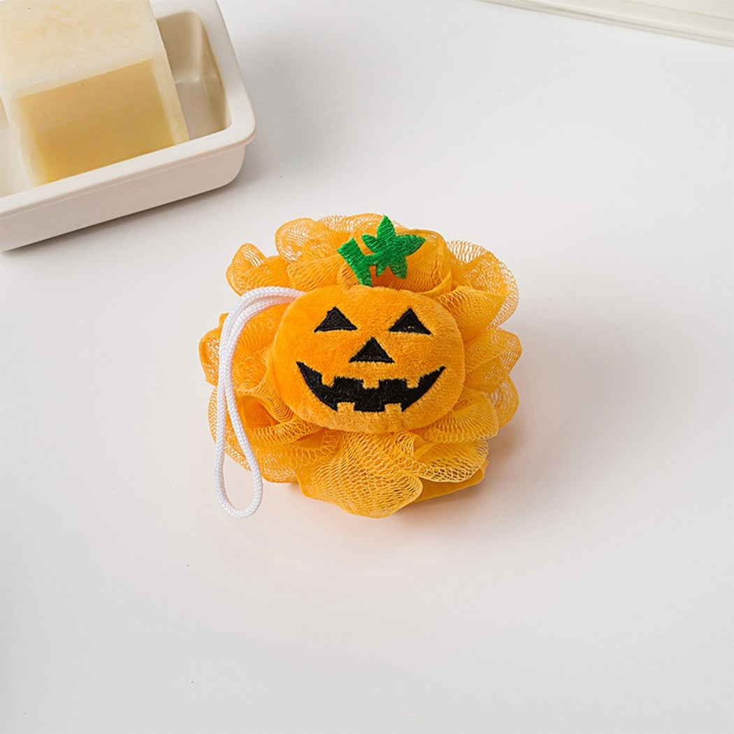 Papo - Halloween Pumpkin Mesh Bath Pouf
