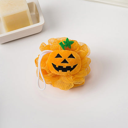 Papo - Halloween Pumpkin Mesh Bath Pouf