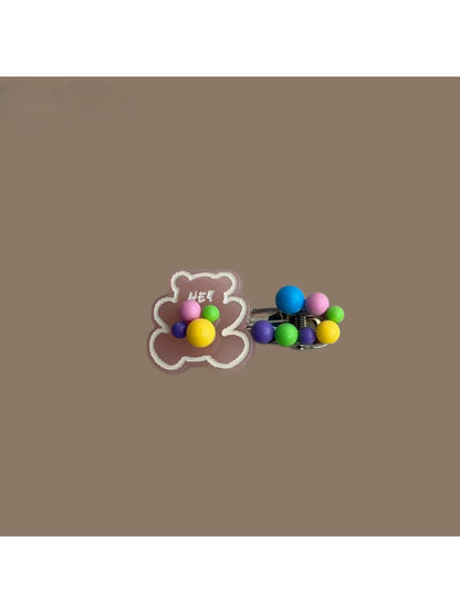 Beau - Cute Bear Shape Acetate Fiber Hair Clip