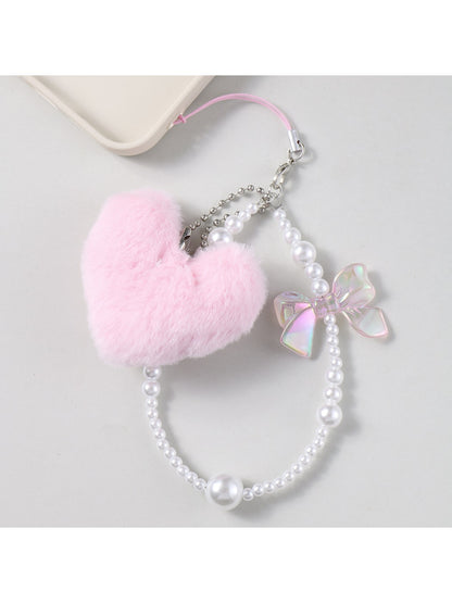 Keypus - Y2K Angel Wings Bow Heart Bag Charm Keychain