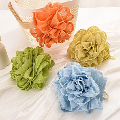 Papo - Rose Form PE Mesh Bath Pouf