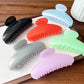 Close-up of Beau half round hair clip showing smooth matte black finish