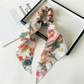 Gifty - Floral Long Tail High Stretch Scrunchie