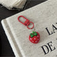 Keypus - Cute Strawberry Fruit Charm Alloy Keychain