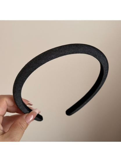 Gifty - Padded Dotted Denim Look Headband
