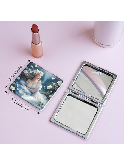 Mirroray - Foldable Beauty Print Portable Makeup Mirror