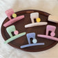 Beau - Alloy Acrylic Minimal Barrette Style Hair Clip